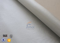 220g 0.2mm Checked Aluminized Fiberglass Fabric For Decoration