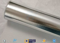 Light / Heat Reflective 300℃ Aluminium Foil Fiberglass Fabric For Pipe Insulation