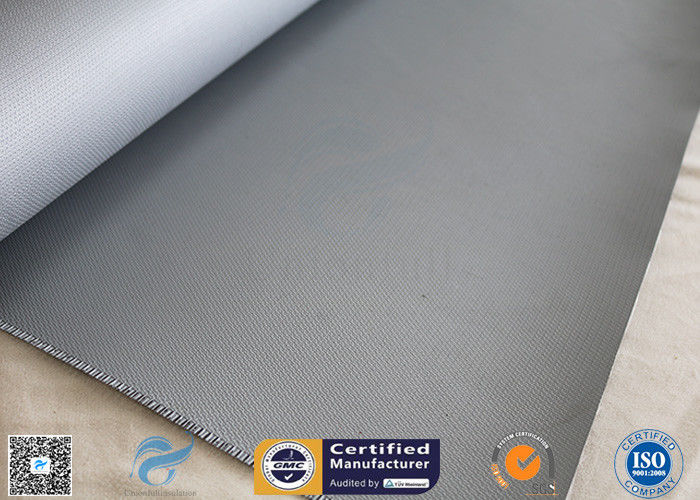 18OZ Heat Insulation 3732 E - Glass 0.45mm Silicone Coated Fiberglass Fabric