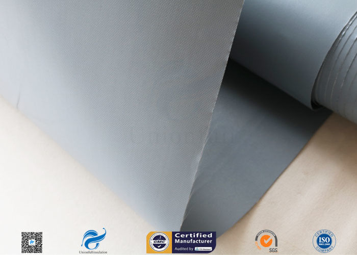 Waterproof Grey PVC Coated Fiberglass Fabric 7628 Glass Fiber Fabric