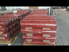 Tela de fibra de vidrio recubierta de caucho de silicona ignífuga de doble cara