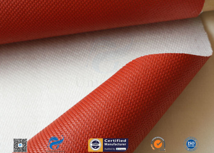 0.45mm 470gsm Fiberglass Fabric Fireproof Insulation Material With Silicone Coated